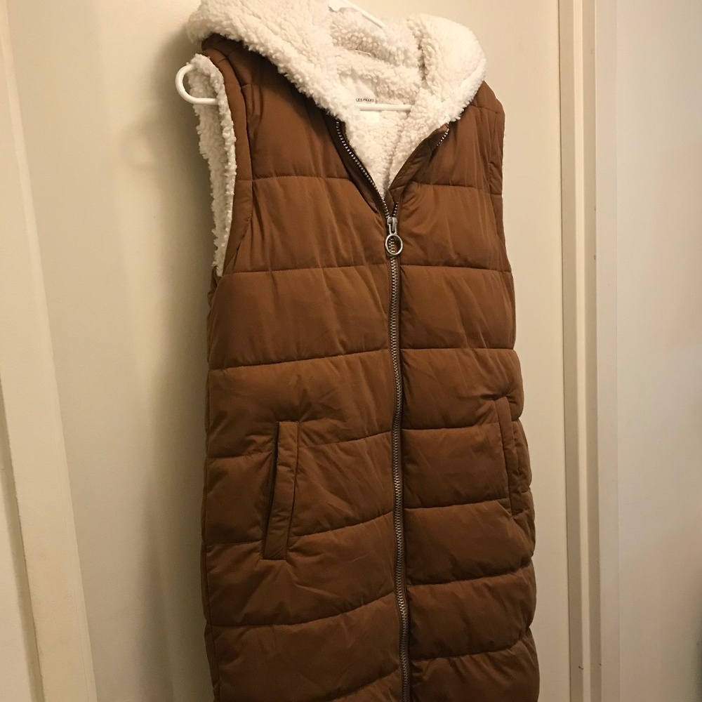 Avec Les Filles brown puffer jacket